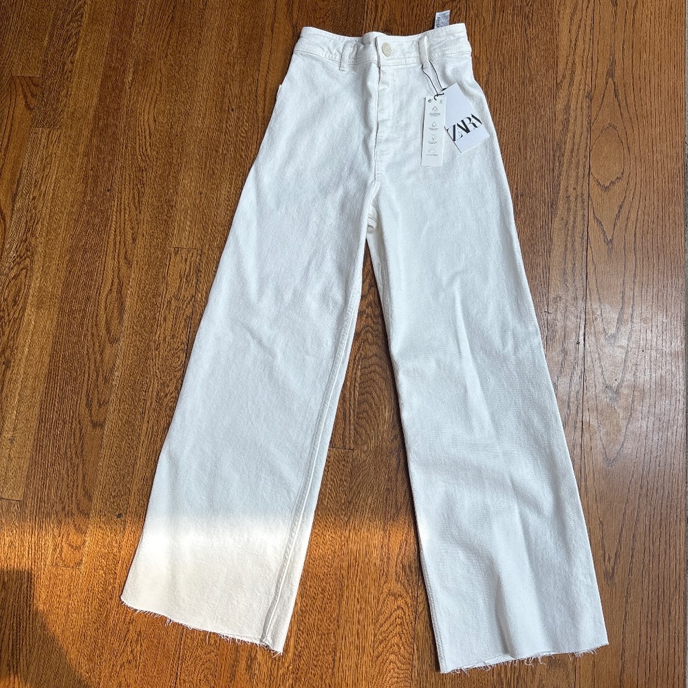 ZARA marine straight jeans